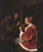 Jan Vermeer The Music Lesson  (mk30) Sweden oil painting artist
